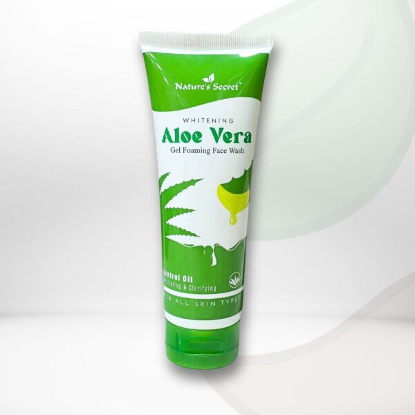 Nature's Secret Whitening Aloe Vera Gel Foaming Face Wash 100 ml