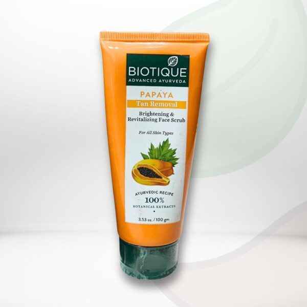 Biotique Advanced Ayurveda Papaya Tan Removal Face Wash 100 gm