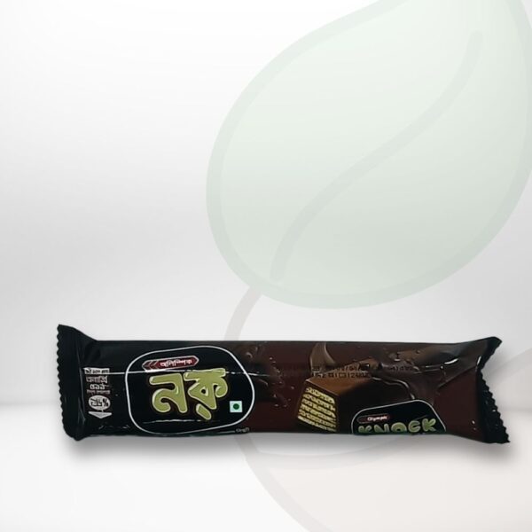 Olympic Knock Chocolate Coated Wafer Biscuits with Chocolate Cream 25 gm