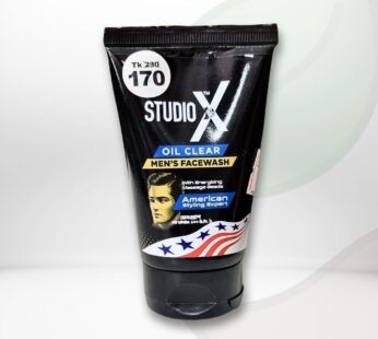 স্টুডিও এক্স অয়েল ক্লিয়ার মেন্স ফেসওয়াশ ১০০ মিলি