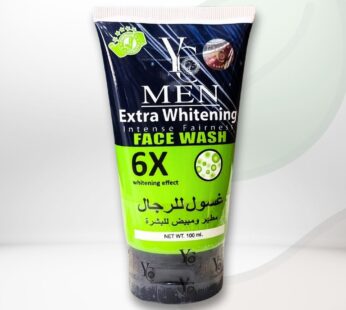 ওয়াইসি মেন এক্সট্রা হোয়াইটেনিং ইনটেন্স ফেয়ারনেস ফেসওয়াশ ১০০ মিলি