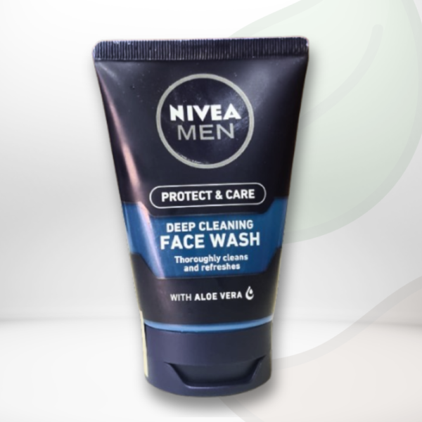 Nivea Man Protect & Care Deep Cleansing Face Wash with Aloe Vera 100 ml.